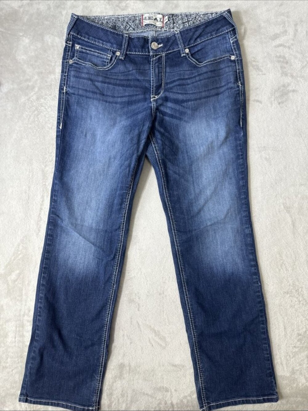 Ariat R.E.A.L. mid rise bootcut jeans women’s 33x32
